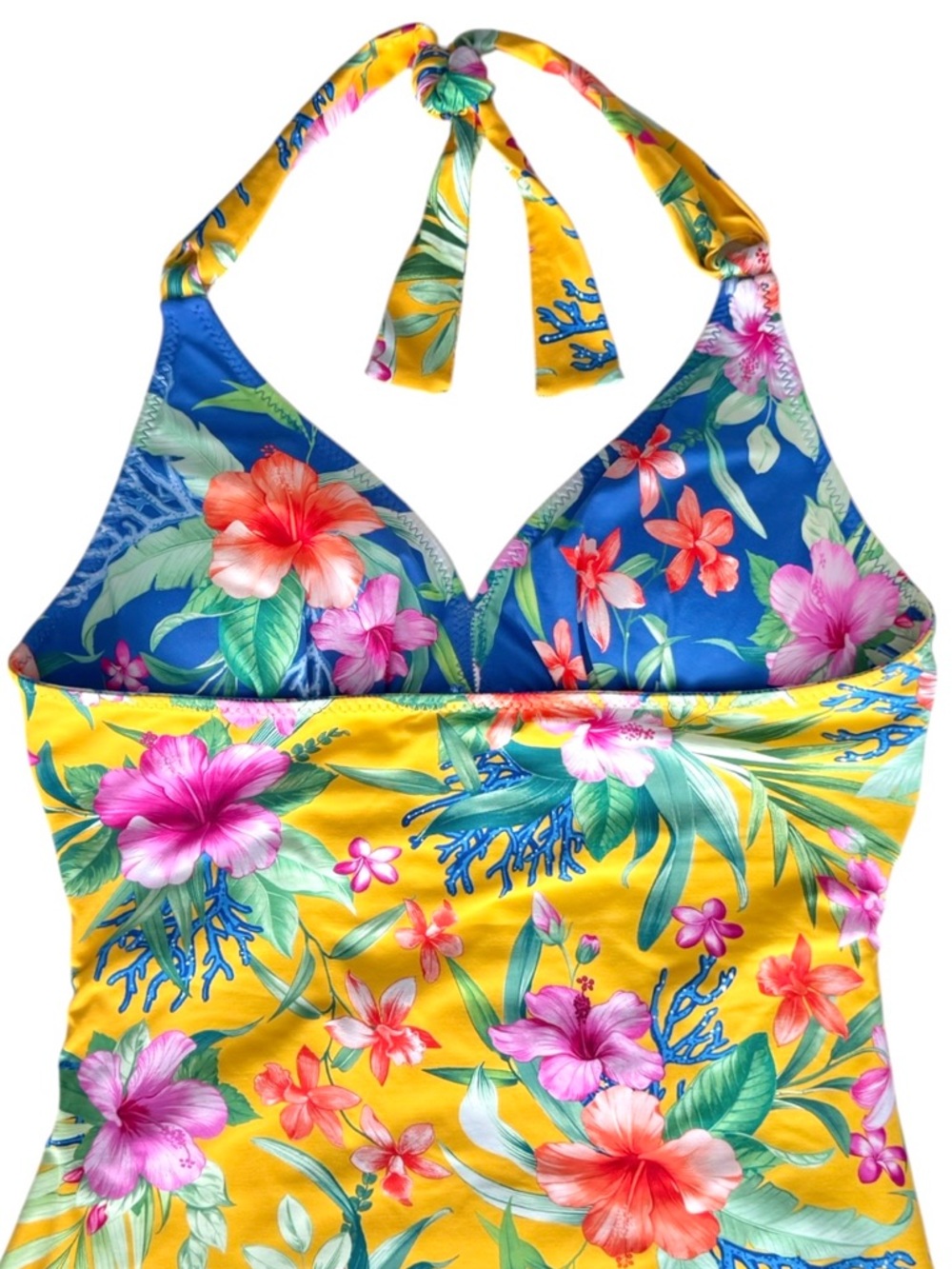 Tommy Bahama Isola Vita Reversible Halter Tankini Top - Picture 12 of 15